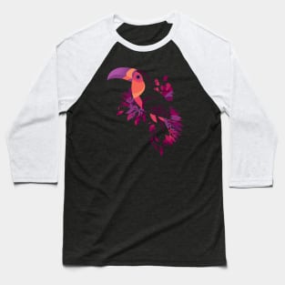 Toucan Silhouette 3 Baseball T-Shirt